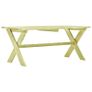 Garden Table 170x73x70 cm Impregnated Pinewood Image 5
