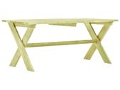 Garden Table 170x73x70 cm Impregnated Pinewood