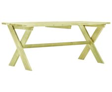 Garden Table 170x73x70 cm Impregnated Pinewood