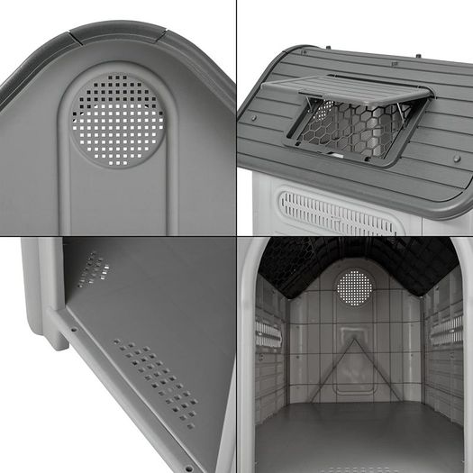 Dog Kennel With Roof Hatch 87 X 72 X 75.5 Cm  Free Delivery Nationwide