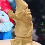 3D Printed Rude Garden Gnome (Drunk / Peeing) Figurine Image 2