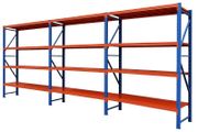 4 Tier Longspan Shelving Racking Bays Heavy Duty