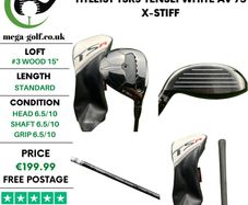 Titleist TSR3 #3 Wood 15 Degree / Tensei White Av 75 X-Stiff