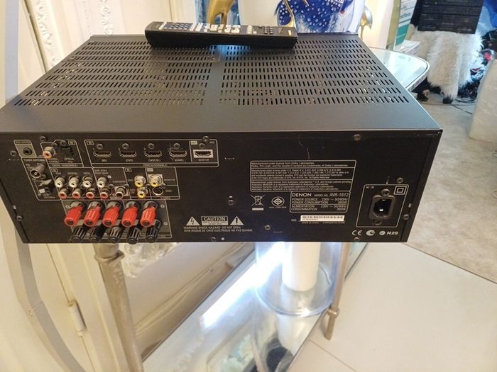 DENON Amplifier with remote control.