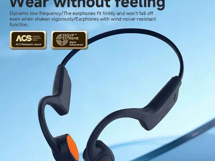 Bone Conduction Headphones Bluetooth 5.4 IP67 Waterproof Sports Stereo