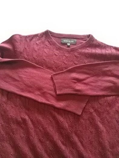 Mens Burgundy Jumper