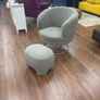 Chair and Footstool Image 2