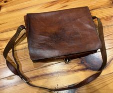 Beautiful  Brown Leather Satchel