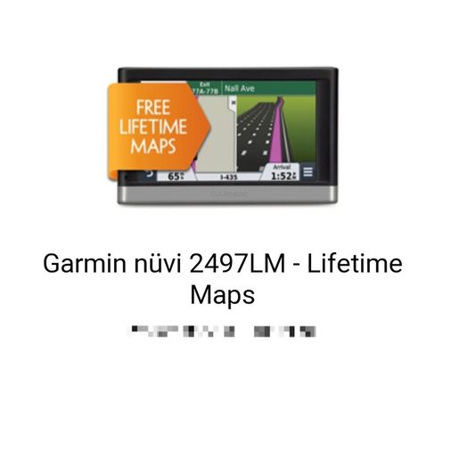 Garmin Nuvi 2497 with Lifetime Maps Inc Postage