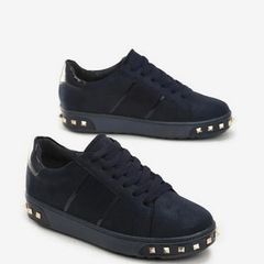 Fab Lace Up Shoes with Studs size 6