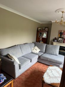 Luxury couch with swivel chair