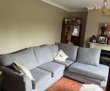 Luxury couch with swivel chair