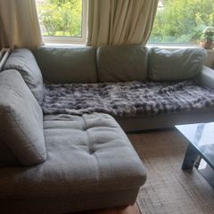 L-Shaped Grey couch