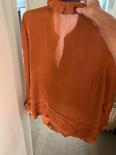 satin blouse