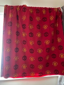 Manchester United Curtains 66 by 54 Pencil Pleat