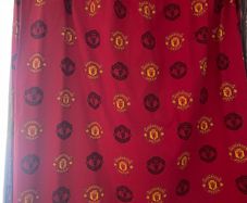 Manchester United Curtains 66 by 54 Pencil Pleat