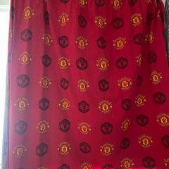 Manchester United Curtains 66 by 54 Pencil Pleat
