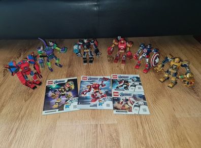 Lego Super Heroes Avengers Thor, Thanos, Captain America, Iron man, Spider-Man & Green Goblin 76219 76140 76141 76168  76169
