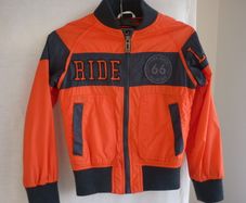 CKS (Belgium) Boys Orange nylon jacket 7 years