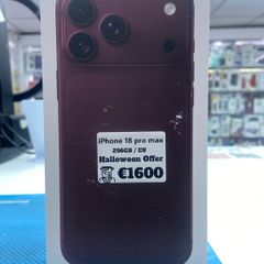 iPhone 18 pro max - 256GB EU model