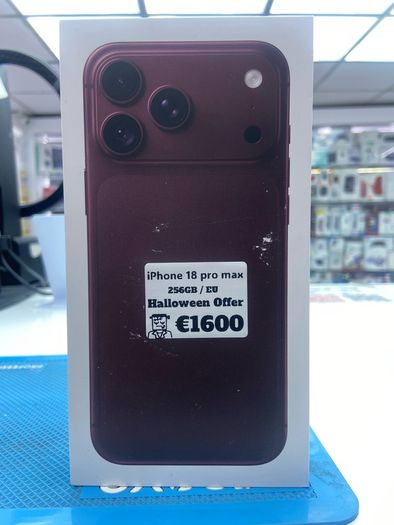 iPhone 18 pro max - 256GB EU model