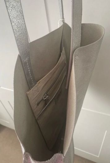 Silver Tote Handbag Clark's