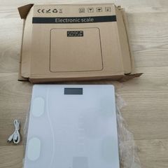Scale for Body Weight, USB Rechargeable Digital Bathroom Scale, Smart Digital Body Fat Scale, Intelligent Body Fat BMI Scale with WIFI and Bluetooth