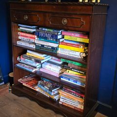 mahogany bookcase