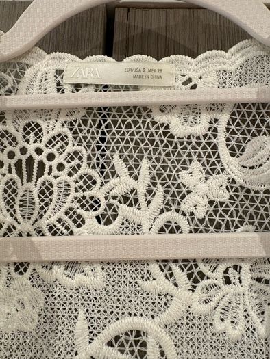 zara lace waistcoat
