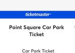 Wwe Dublin Raw Event Car Parking Ticket
