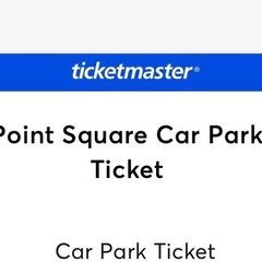 Wwe Dublin Raw Event Car Parking Ticket