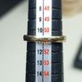Vintage 9ct Gold Three Stone Ring Image 8