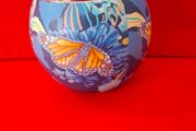 Glass Monarch Butterfly Tealight Holder