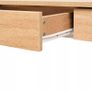 Writing Desk 110x55x75 cm Oak and White Image 5
