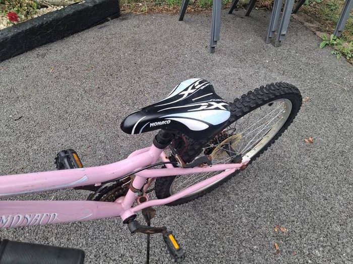 girls 24inch bike  lovely bike some rust
