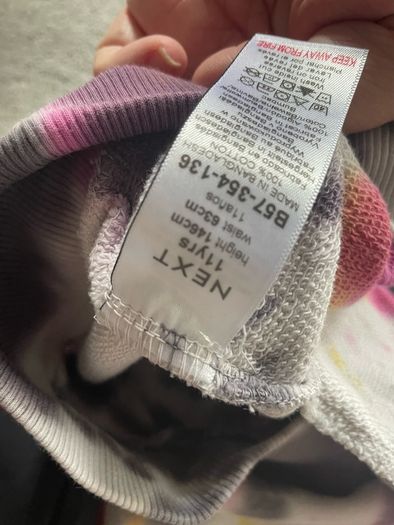 Hoodie dress set, age 11