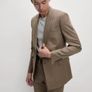 M&S Light Brown Suit Image 4