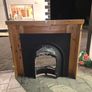 Wooden Fireplace &  Cast Iron Surround and Image 2