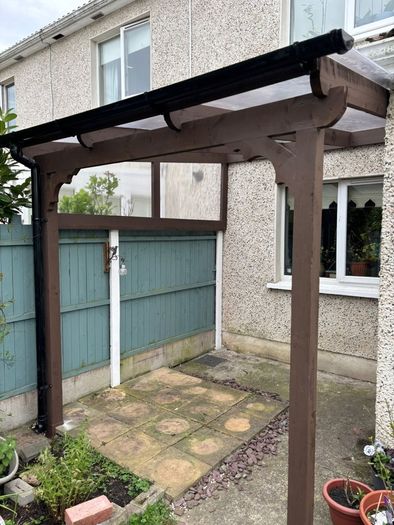building pergola ,extension, side entry