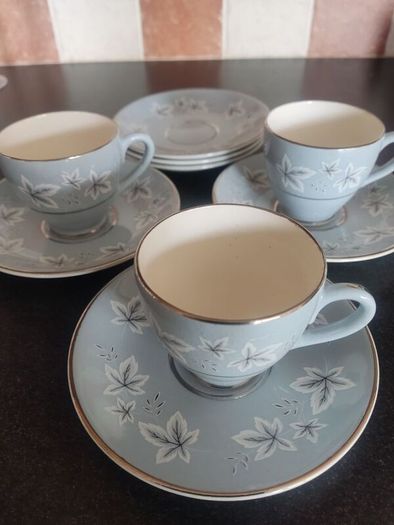 Arklow pottery Embassy espresso cups and saucers