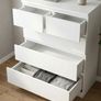 IKEA MALM 6-Drawer Chest White  Fully Assembled Image 2