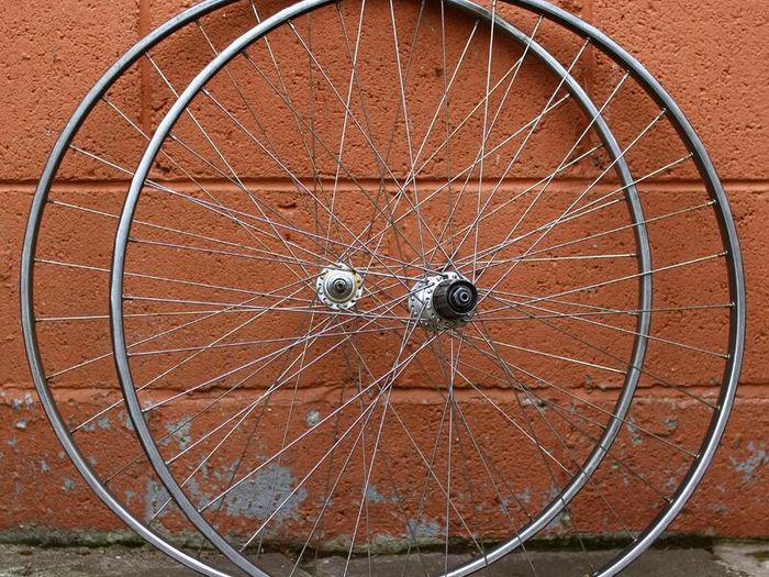 Wheelset tubular | Dura-Ace 7400 f.hub | Shimano 600 r.hub | Mavic GP4 rims