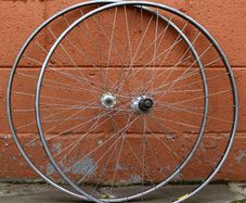 Wheelset tubular | Dura-Ace 7400 f.hub | Shimano 600 r.hub | Mavic GP4 rims