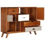 Sideboard 115x35x86 cm Solid Acacia Wood Image 9