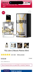YSL LIBRE L'Absolu Platine parfum for her