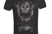 Firetrap Layson Black Skull 4XL T-Shirt (Brand New &amp; Unopened)