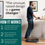 Ergodriven Topo Anti-Fatigue Standing Desk Mat Black Image 6