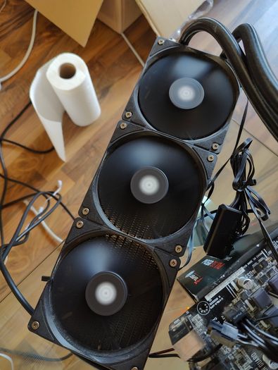 Tempest 360mm Liquid CPU Cooler Black
