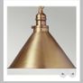 Elstead Provence Light Wall or Ceiling Light/Pendant - Aged Brass Image 6