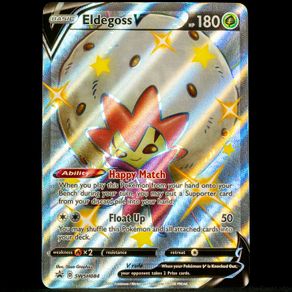 Eldegoss V SWSH084 Shiny Full Art Ultra Rare Holo SWSH Black Star Promo Pokemon Card